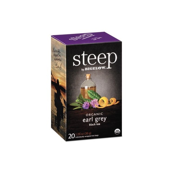 Bigelow Tea Co Bigelow, Steep Tea, Earl Grey, 1.28 Oz Tea Bag, 20PK - 17700