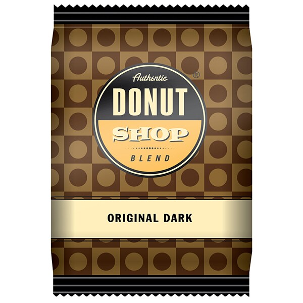 Authentic Donut Shop Blend Donut Shop Dark Roast, 2.5 oz Fraction Packs, PK42 PK - RI5720