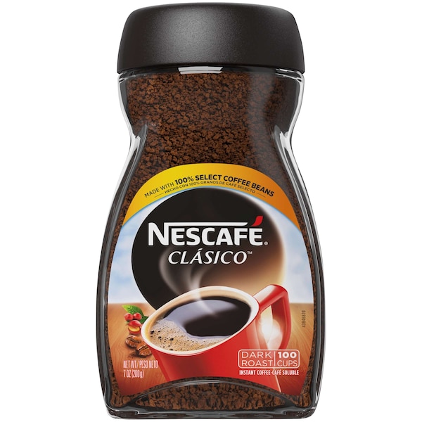 Nescafe Clasico Nescafe Classico Instant Coffee 7 oz., PK6 - 00028000461232