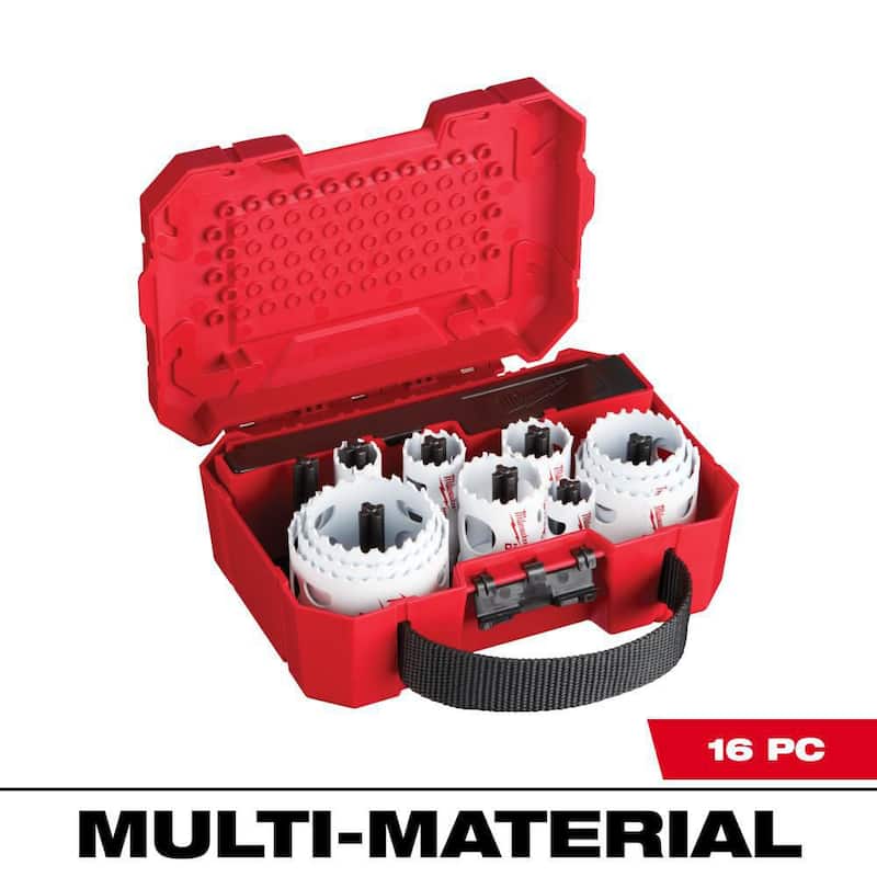 Juego de sierra perforadora bimetálica de propósito general Milwaukee HOLE DOZER (16 piezas) - 49-22-4030