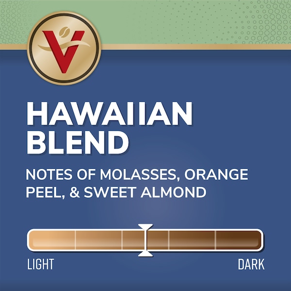 Victor Allen Victor Allen's Coffee Hawaiian Blend, Medium Roast, 80 Count, Single Serve Coffee Pods for Keurig K-Cup Brewers (formerly Kona Blend) - FG014610RV