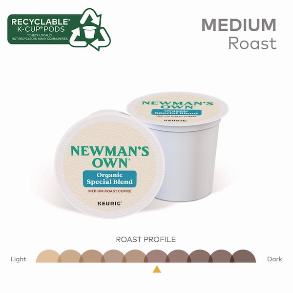 Newmans Own Organics Special Blend Coffee K-Cups, PK24 - 4050