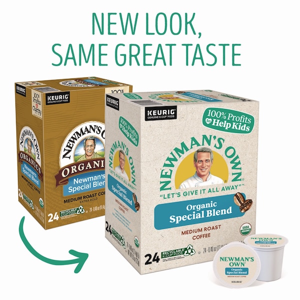 Newmans Own Organics Special Blend Coffee K-Cups, PK24 - 4050