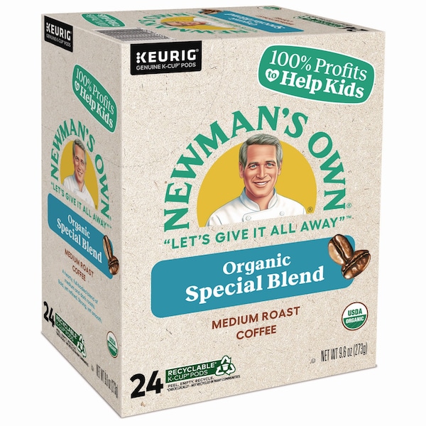 Newmans Own Organics Special Blend Coffee K-Cups, PK24 - 4050