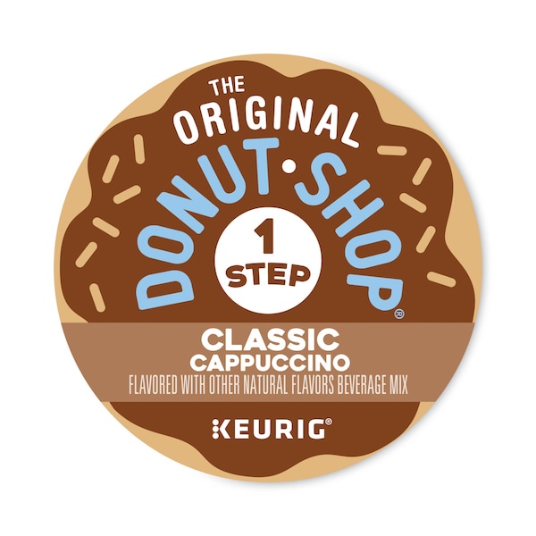 The Original Donut Shop Classic Cappuccino K-Cups, PK20, 20PK - 5000361529