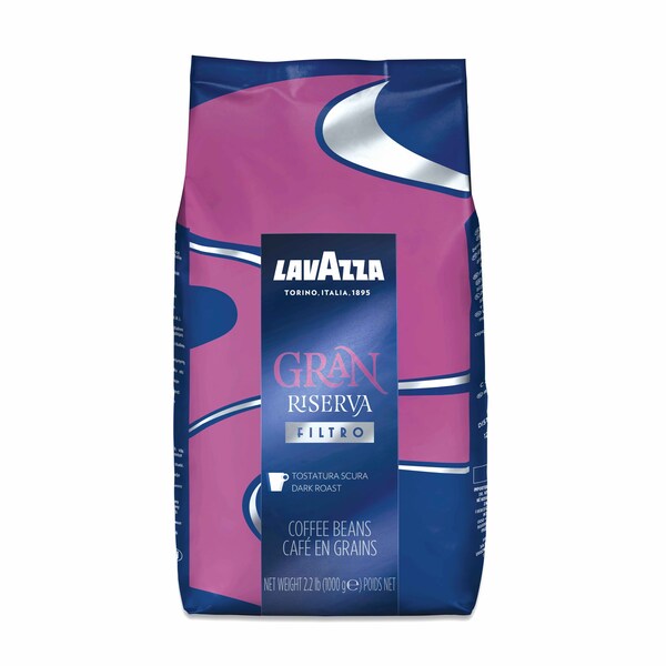 Lavazza Gran Riserva Whole Bean Coffee, Dark and Bold, 2.2 lb Bag - 3454