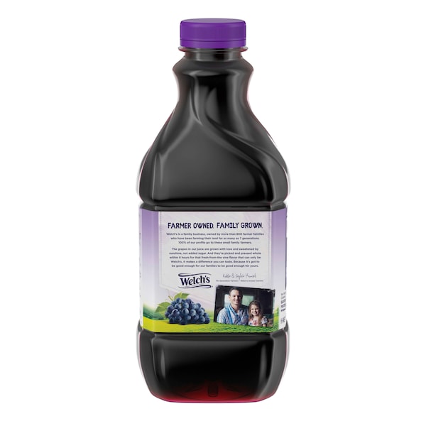 Welchs Welch's 100% Purple Grape Plastic Juice 46 oz. Bottle, PK8 - WPD31400