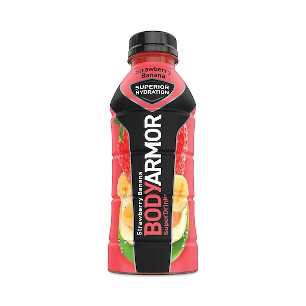 Bodyarmor SuperDrink Sports Drink, Strawberry Banana, 16 oz Bottle, PK12, 12PK - 100003-1.4