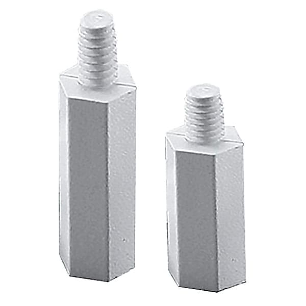 Zoro Select Hex Standoff, #6-32 Thrd Sz, 1/2 in L, 1/2 in Thrd L Nylon Plain, 3/16" Hex W, 10 PK - 14HTSP108