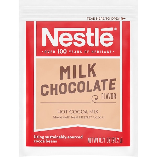 Nestle Hot Cocoa Mix, 20.2 g, Chocolate, 60PK - NES26791