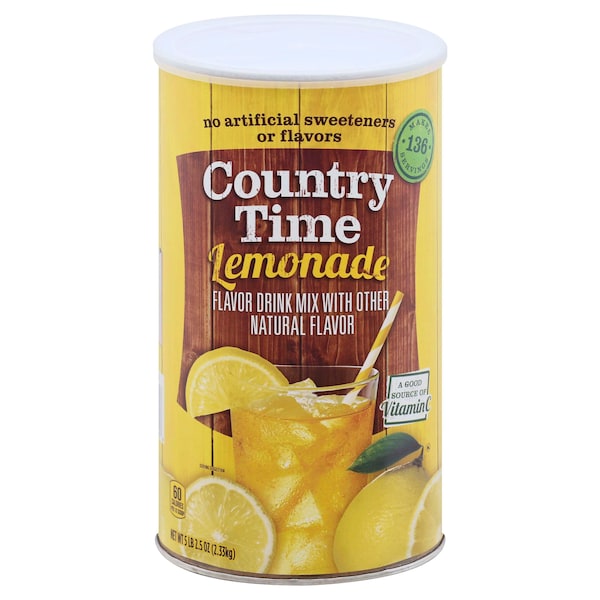 Country Time Beverage Country Time Lemonade 82.5 oz., PK6 - 00043000014585