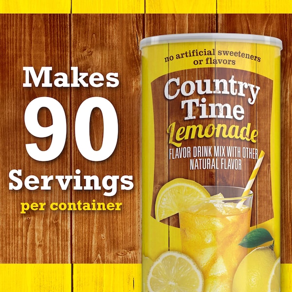 Country Time Beverage Country Time Lemonade 82.5 oz., PK6 - 00043000014585