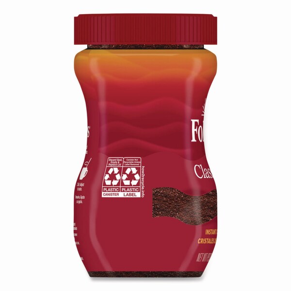Folgers Instant Coffee Crystals, Classic Roast, 8 oz Jar, Medium - 2550020629