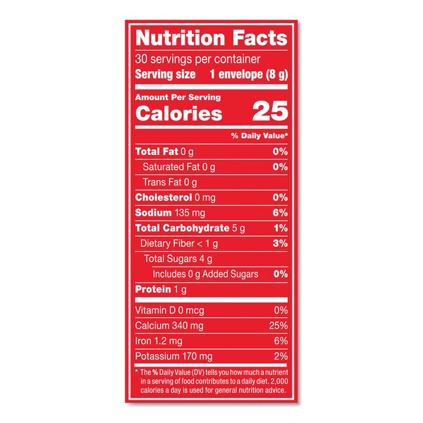 Nestle No-Sugar-Added Hot Cocoa Mix Envelopes, Rich Chocolate, 0.28 oz, PK30 - 61411