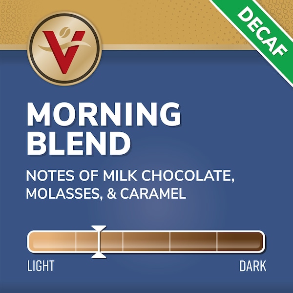 Victor Allen Victor Allen's Coffee Decaf Morning Blend, Light Roast , 42 Count, Single Serve Coffee Pods for Keurig K-Cup Brewers - FG014583RV