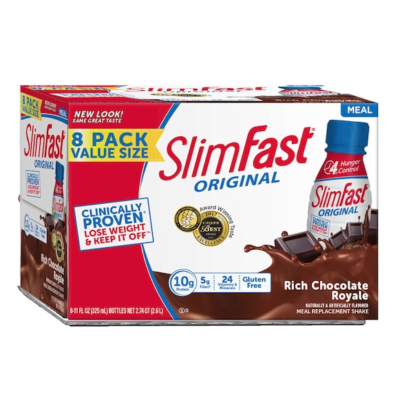 Slimfast Slimfast Original RTD Rich Chocolate Royale Shake 11 oz., PK24 - 78007