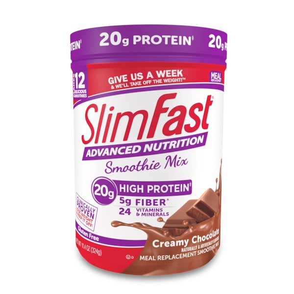 Slimfast Advanced Nutrition Creamy Milk Chocolate Smoothie Mix 11.4 oz., PK2 - 79001