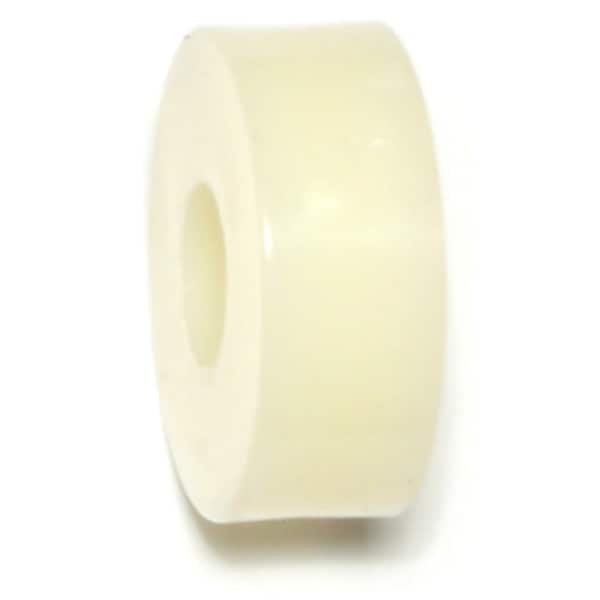 Midwest Fastener Round Spacer, Nylon, 3/8 in Overall Lg, 3/8 in Inside Dia, 10 PK - 65823
