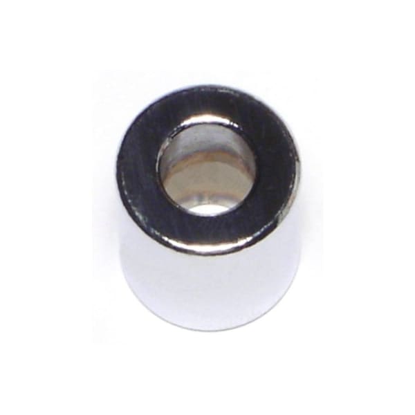 Midwest Fastener Round Spacer, Chrome Steel, 3/4 in Overall Lg, 5/16 in Inside Dia, 5 PK - 74253