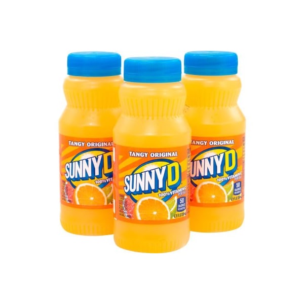 Green Rabbit Holdings SUNNY D Tangy Original Orange Flavored Citrus Punch, 6.75 oz, 24 Count - 90000121
