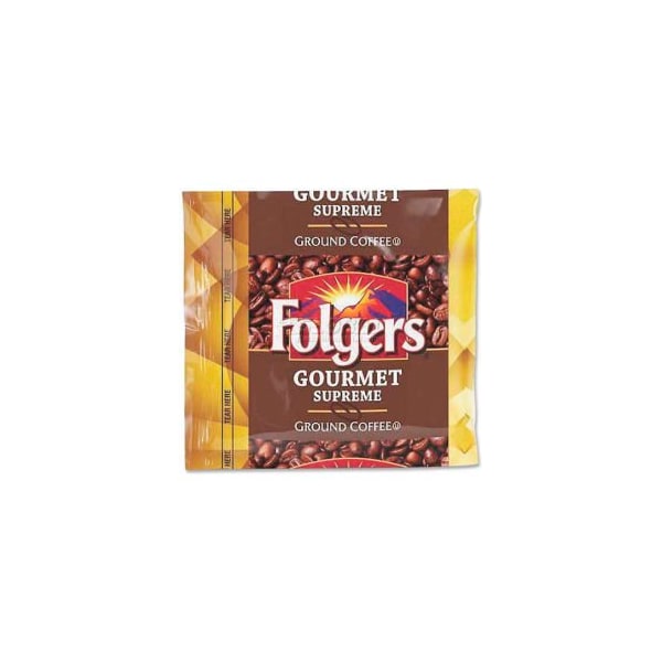 Folgers Folgers Gourmet Supreme Ground Coffee, Regular, 1.75 oz., 42/Carton - FOL06437