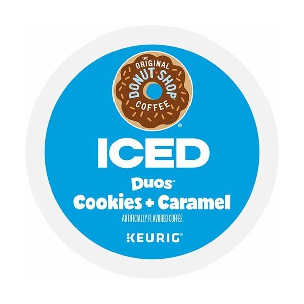 Green Mountain Coffee, Duos Cookies/Caramel, Medium Roast, K-Cup, 4PK - GMT9881