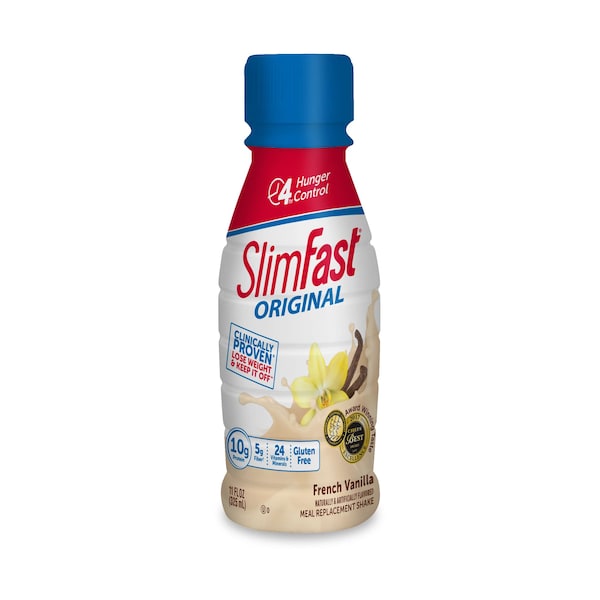 Slimfast Slimfast Ready To Drink Creamy Vanilla Shake 11 oz. Bottle, PK12 - 74002