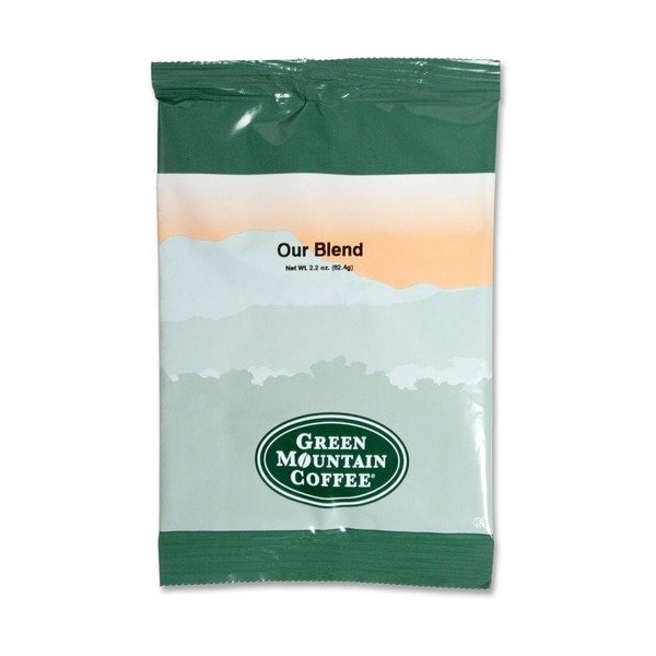 Green Mountain Our Blend Coffee, Light/Mild, Ground, Green, 100PK - GMT4332
