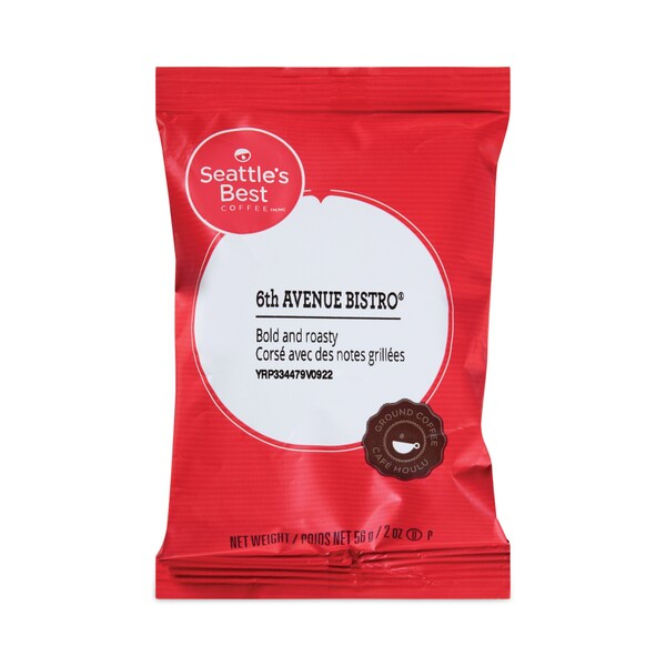 Seattles Best Coffee, 6th Avenue Bistro, Packet, Coffee, 2.1 oz, 72 PK - 12420873