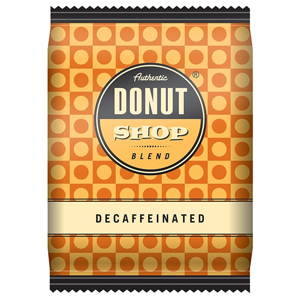 Authentic Donut Shop Blend Donut Shop Decaf, 2.5 oz Fraction Packs, PK42 PK - RI5670