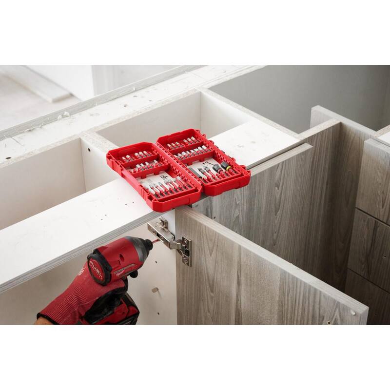 Juego de puntas de destornillador de acero de aleación Milwaukee SHOCKWAVE Impact Duty (120 piezas) - 48-32-5155