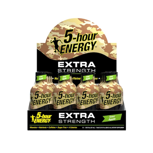 5 Hour Energy 5-Hour Energy Extra Strength Sour Apple Energy Shot 1.93 oz., PK216 - 738126