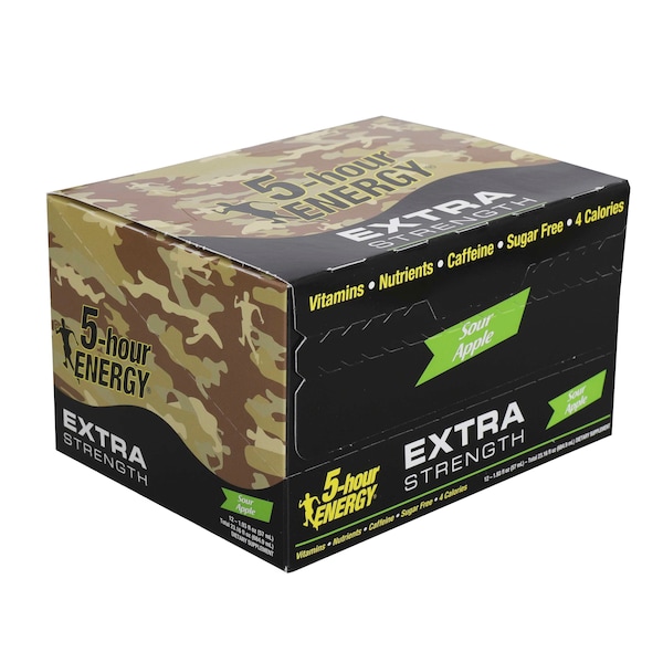 5 Hour Energy 5-Hour Energy Extra Strength Sour Apple Energy Shot 1.93 oz., PK216 - 738126