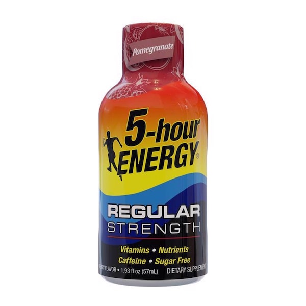 5 Hour Energy 5-hour Energy Regular Strength Sugar Free Pomegranate Energy Shot 1.93 oz - 818125