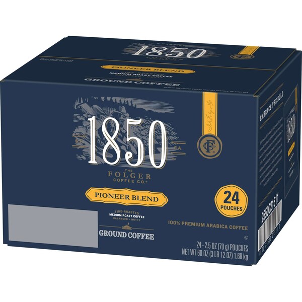Folgers Folgers 1850 2.5 oz. Pioneer Blend, PK24 - 2550021511