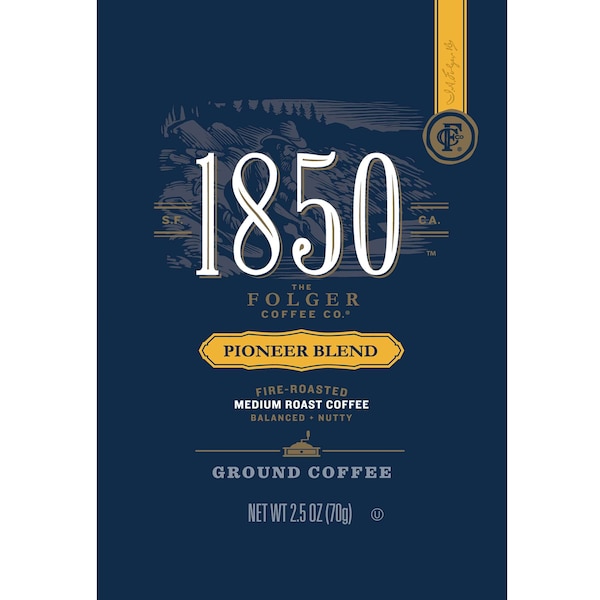 Folgers Folgers 1850 2.5 oz. Pioneer Blend, PK24 - 2550021511