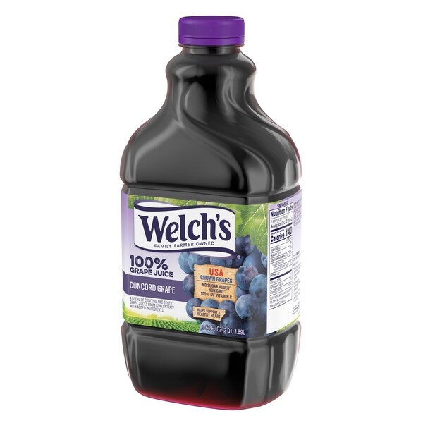Welchs Welch's 100% Purple Grape Plastic Juice 64 oz. Bottle, PK8 - WPD21100