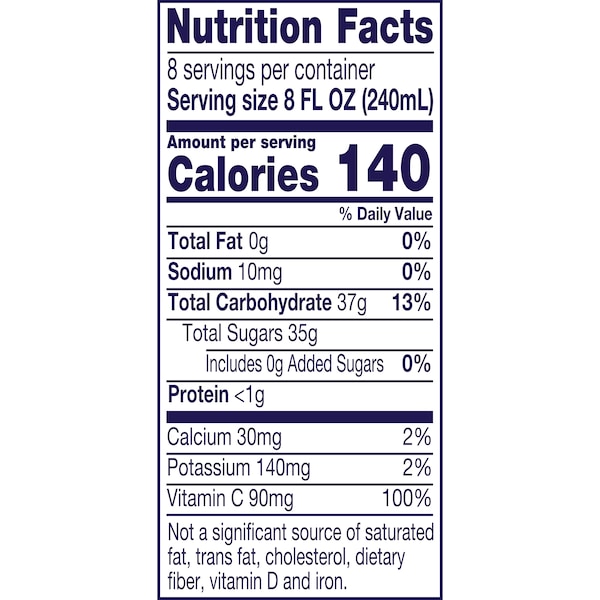 Welchs Welch's 100% Purple Grape Plastic Juice 64 oz. Bottle, PK8 - WPD21100