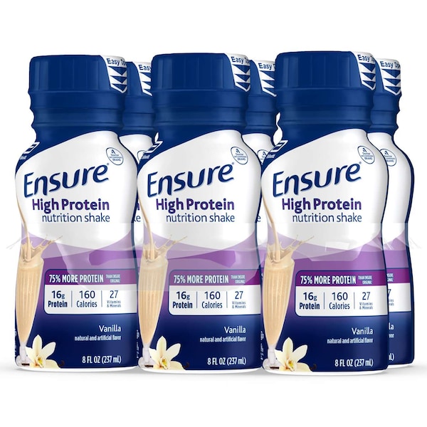 Ensure Ensure High Protein Vanilla For 8 oz. Bottle, PK24 - 64117
