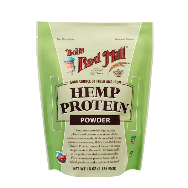 Bobs Red Mill Natural Foods Bob's Red Mill Hemp Protein Powder 16 oz. Bag, PK4 - 2903S164