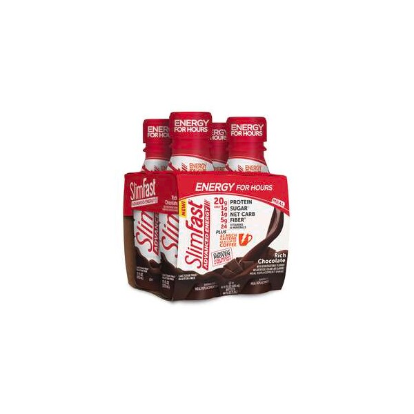 Slimfast Slimfast Advanced Energy RTD Rich Chocolate Shake 11 oz., PK12 - 74052