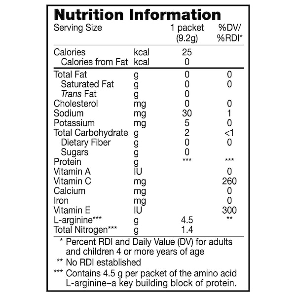 Nestle Nestle Arginaid Orange Arginine Powder 0.32 oz. Packets, PK56 - 10043900359837