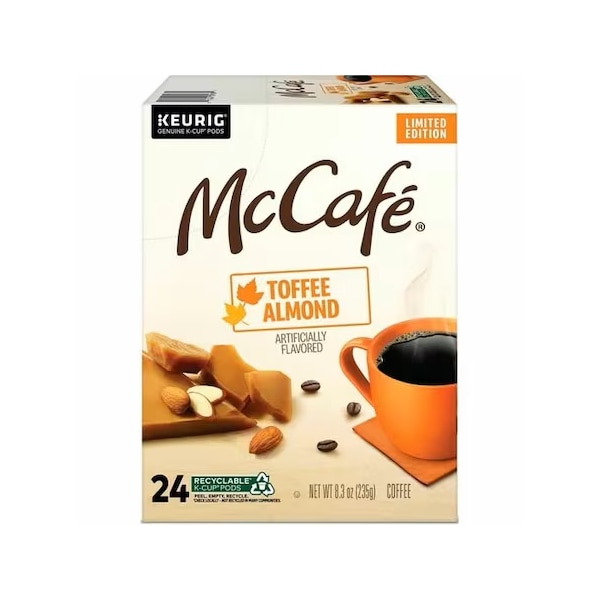 Green Mountain Coffee, Toffee Almond, Light Roast, K-Cup - GMT9189