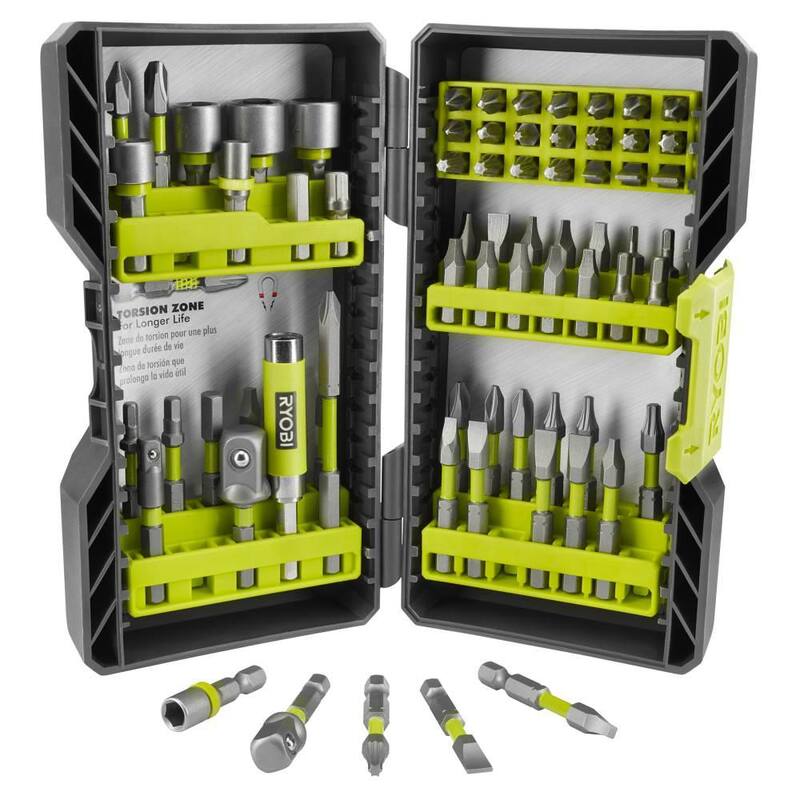 Juego de puntas para taladro y destornillador de impacto calificadas RYOBI (70 piezas) - AR2040