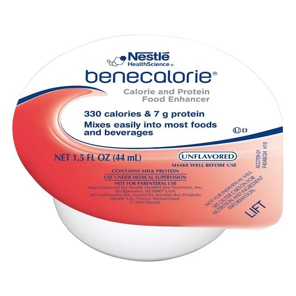 Benecalorie Ready to Use Calorie and Protein Food Enhancer, 1.5oz Cup, 24PK - 10043900282500
