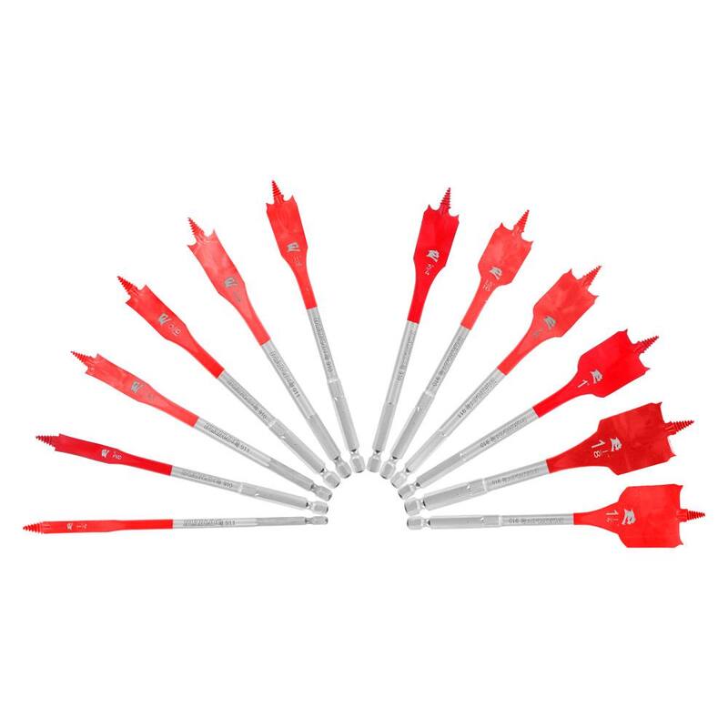 Set de brocas de pala de acero de alta velocidad DIABLO SPEEDemon (12 piezas) - DSP2950-S12