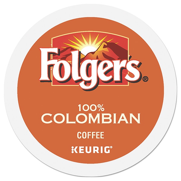 Folgers Coffee, Lively Colombian, Pod, Caffeinated, Ground, 7.44 oz, 24 PK - 6659