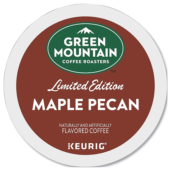 Green Mountain Coffee Coffee, Maple Pecan, Pod, Caffeinated, Ground, 7.92 oz, 24 PK - 7674