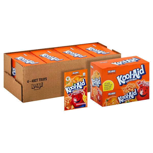 Kool-Aid Beverage Kool Aid Orange .15 oz., PK192 - 00043000016602