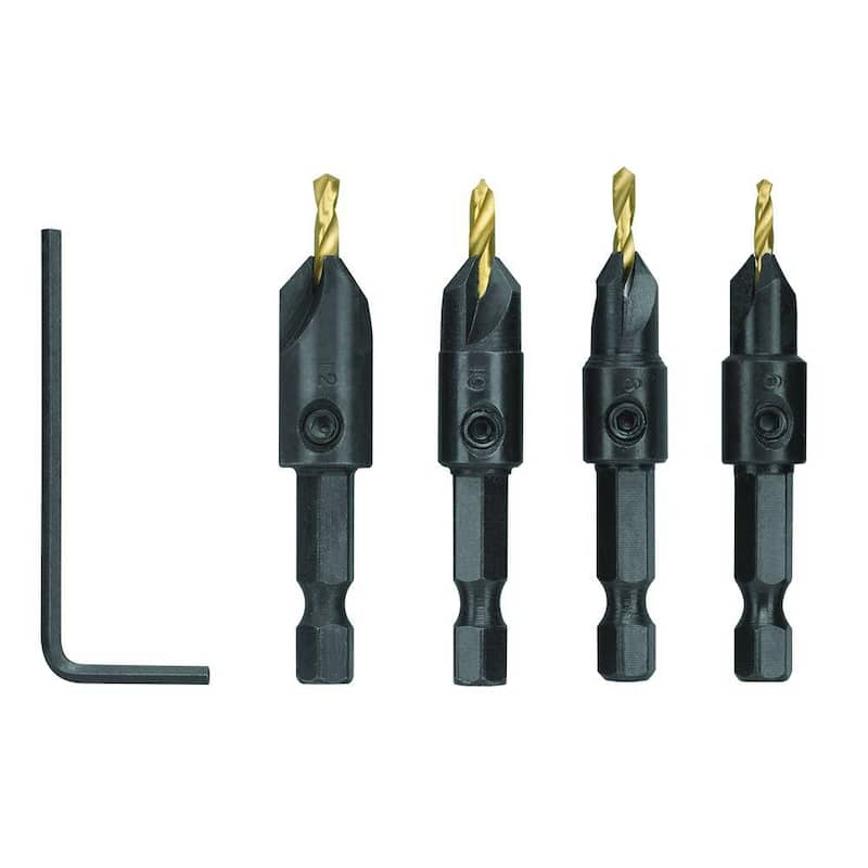 Set de brocas avellanadoras de 5 piezas SpeedLoad+ Power Groove de RYOBI - AR2008G